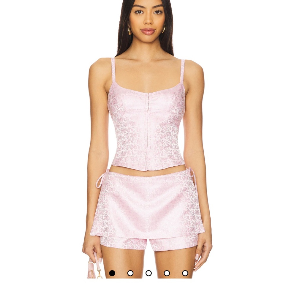 Amanda Uprichard Pink Crop Top New Never Worn!!